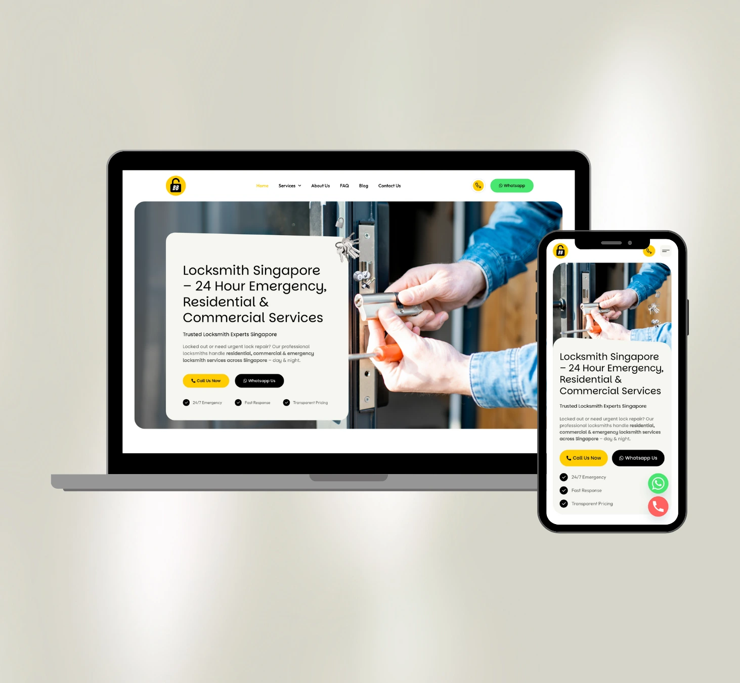 Big Brother B&B Locksmith — Singapore Locksmith Service Website